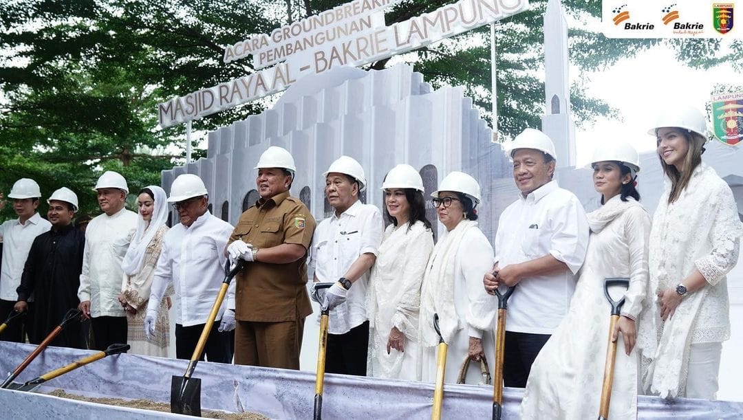 Bakrie untuk Negeri Bangun Masjid Terbesar di Lampung