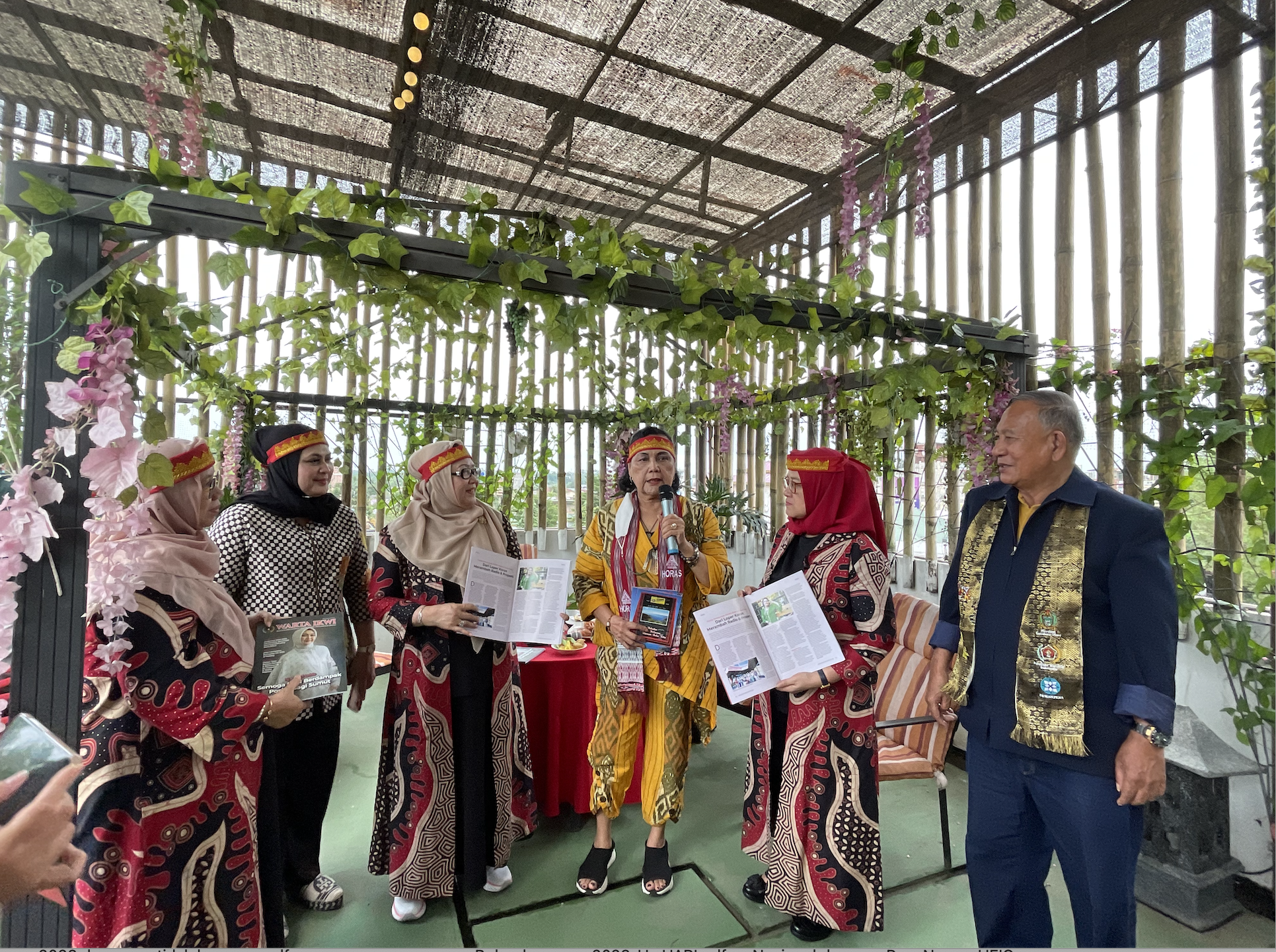 Sambut Hari Pers Nasional, IKWI Pusat Kunjungi Tokoh Pers Wanita di Binjai