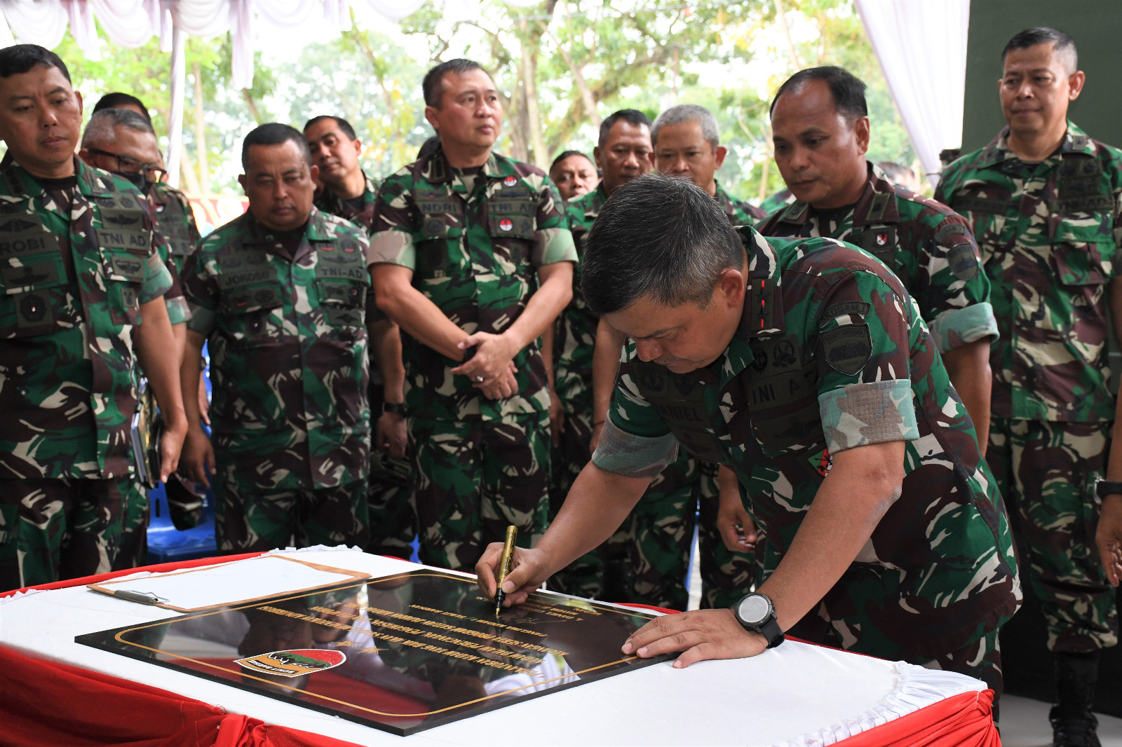 Mayjen TNI Daniel Chardin Resmikan Kantor Keuangan Kodam I/Bukit Barisan