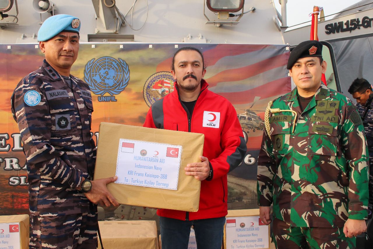 TNI AL Kirim Bantuan Kemanusiaan ke Turki