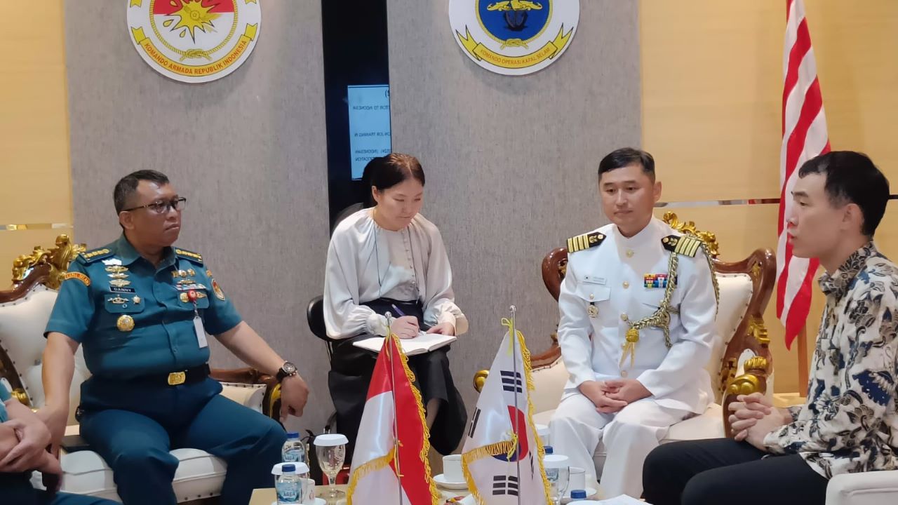 TNI AL Terima Kunjungan Delegasi Korea Selatan