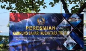 Peresmian Kampung Bahari Nusantara di Pulau Untung Jawa