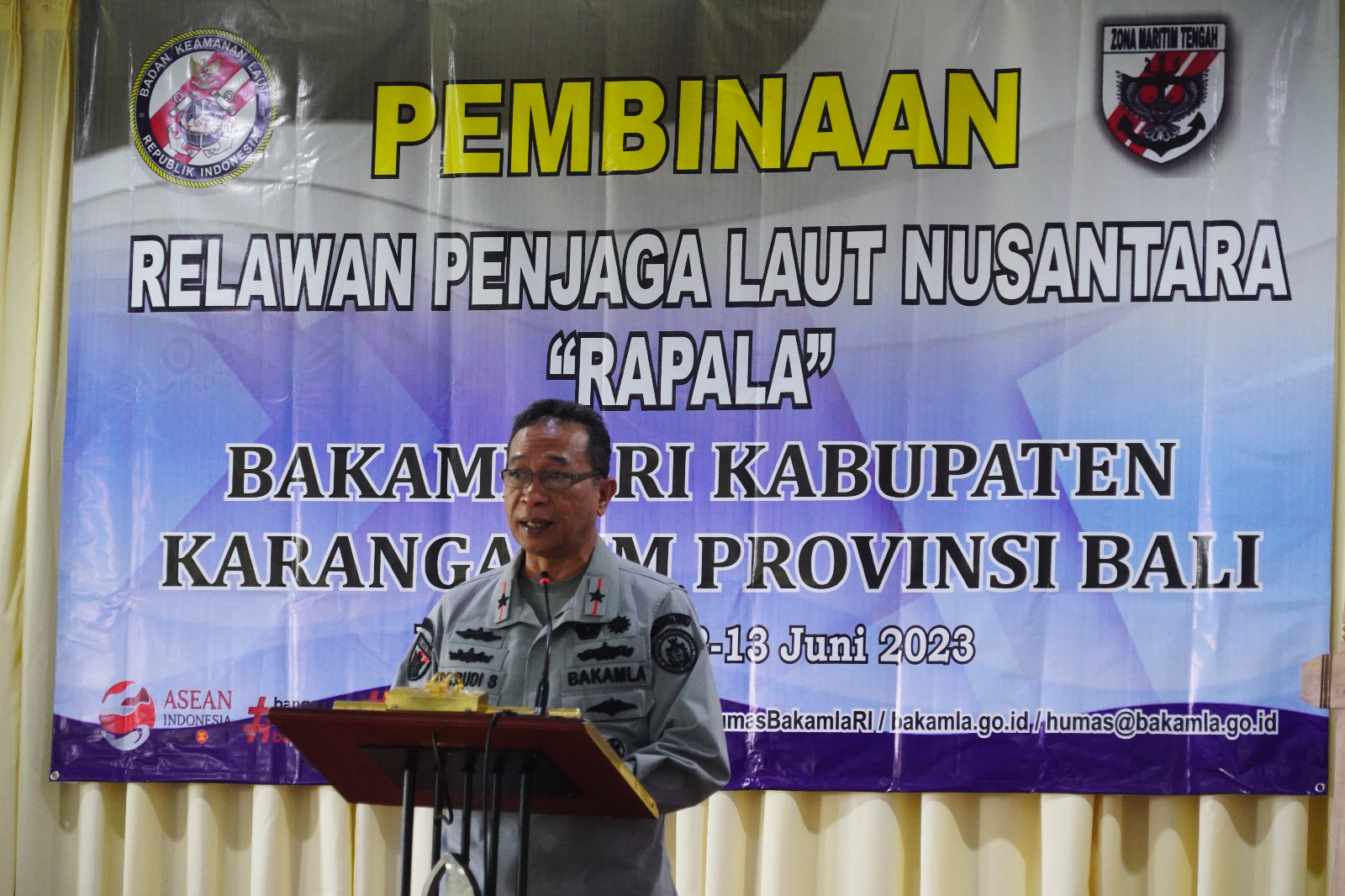 Bakamla RI Zona Tengah Buka Pelatihan Relawan Penjaga Laut Nusantara