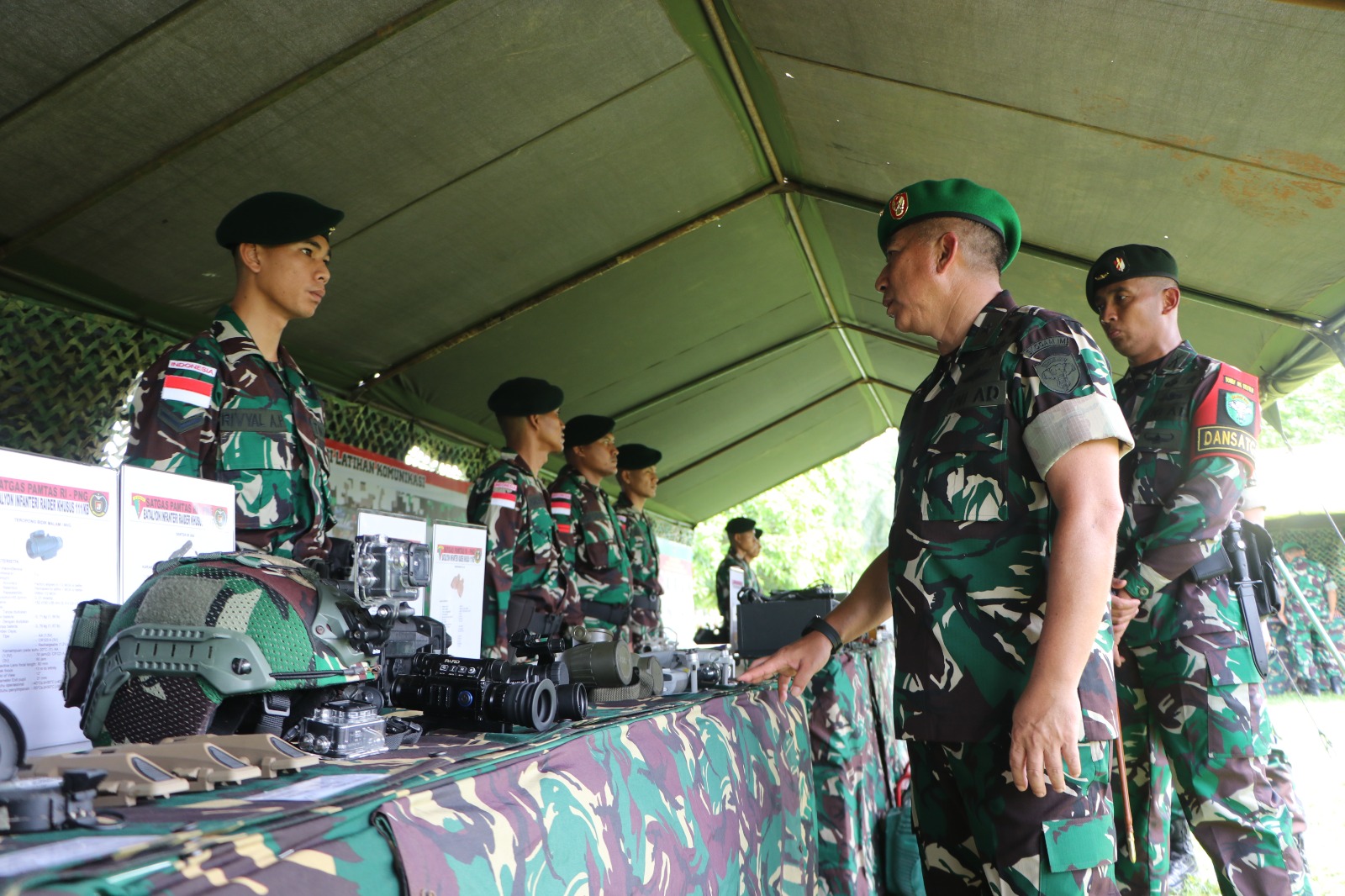 Kasdam Iskandar Muda Cek Kesiapan Batalyon Raider Khusus 111/Karma Bhakti