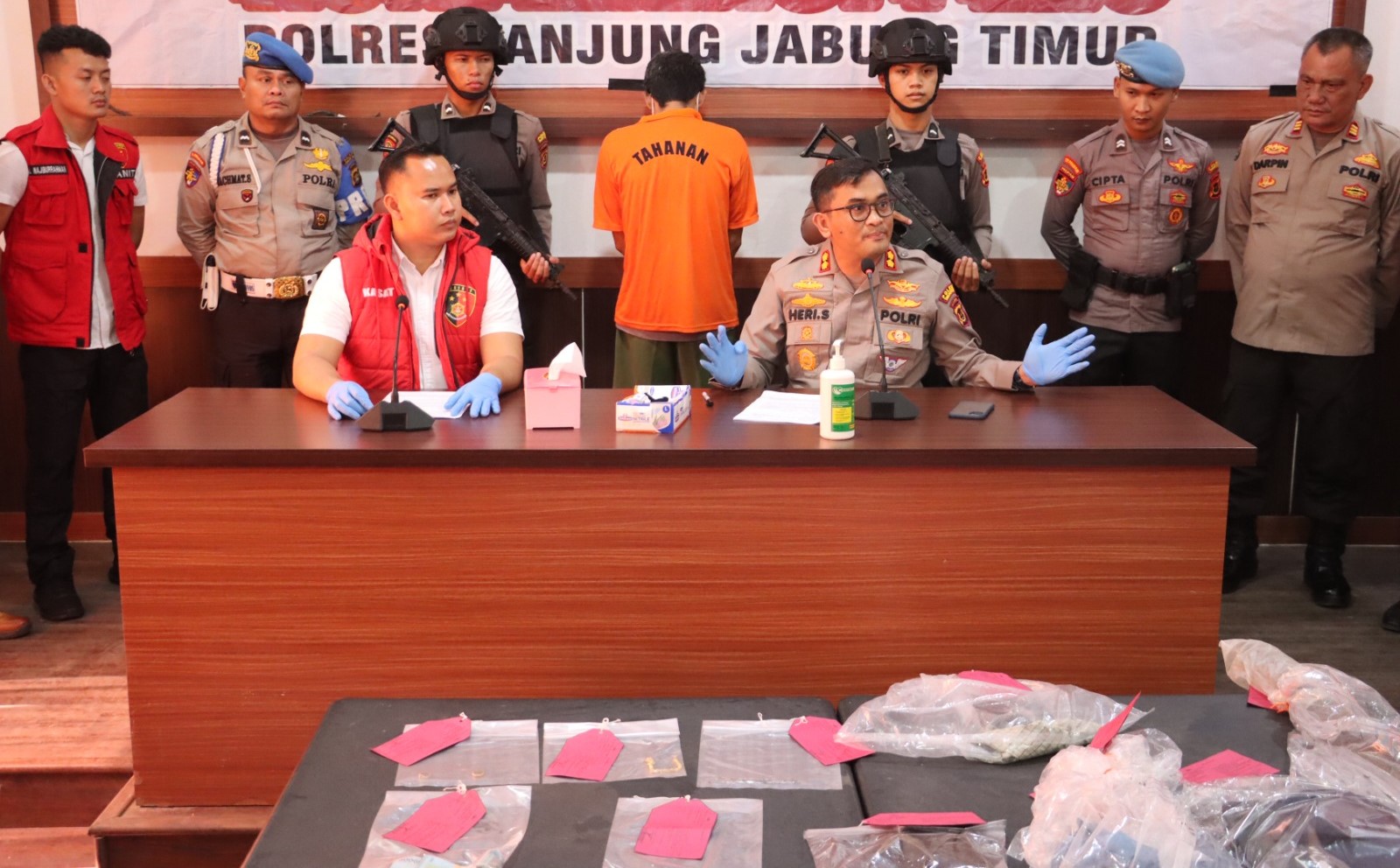 Polisi Tanjab Timur Tangkap Pelaku Pembunuhan