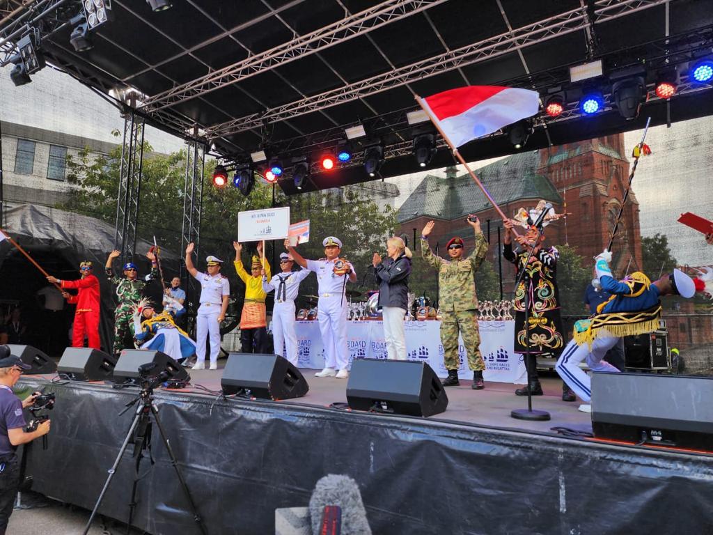 Satgas KJK TNI AL Raih 4 Trofi di Perhelatan Tall Ship Race