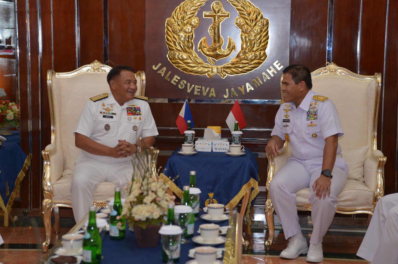 TNI AL Bahas Peningkatan Kerjasama dengan Angkatan Laut Filipina