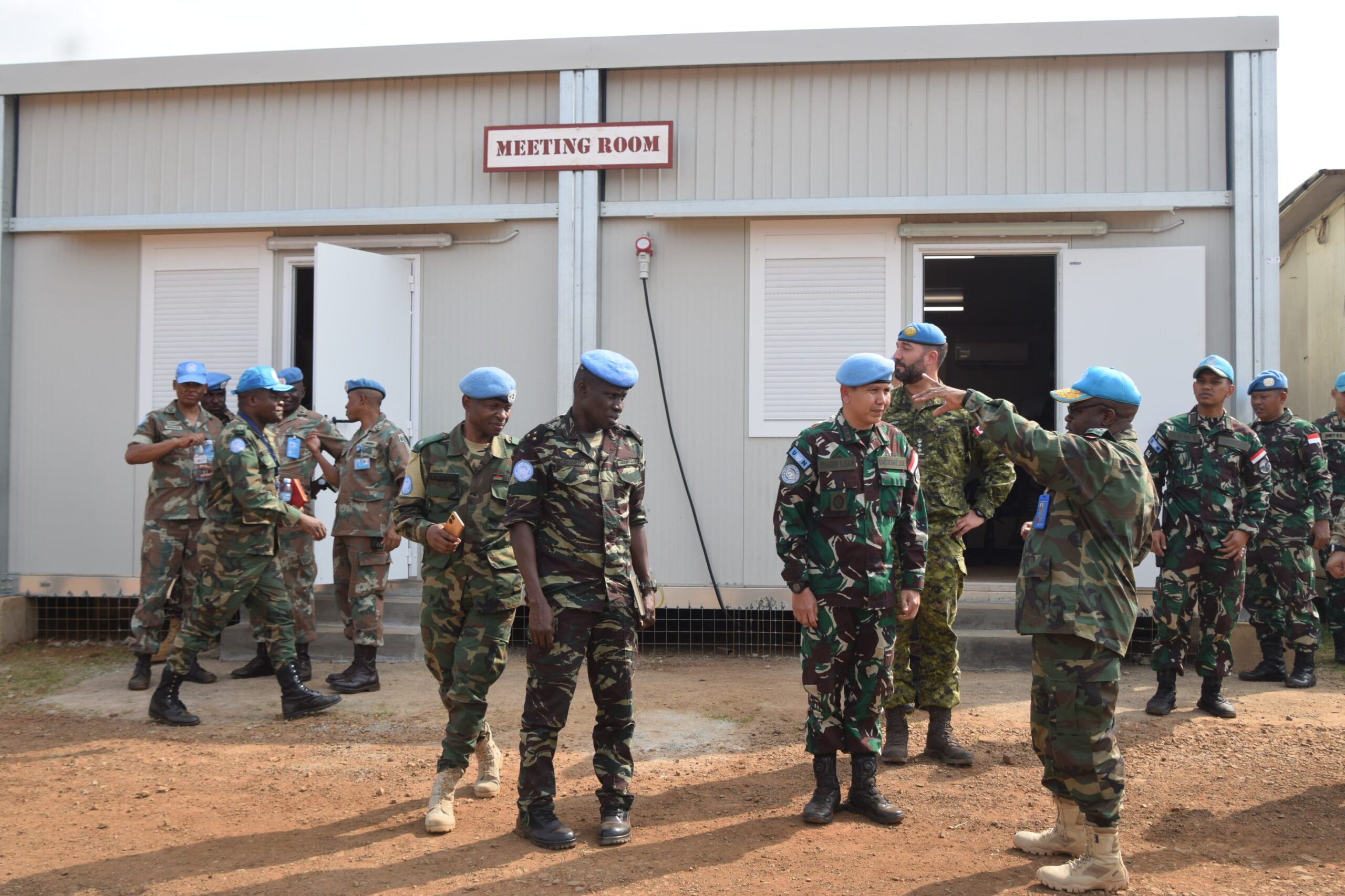 Deputy Force Commander MONUSCO Kunjungi Satgas Kizi TNI Konga XX-T MONUSCO