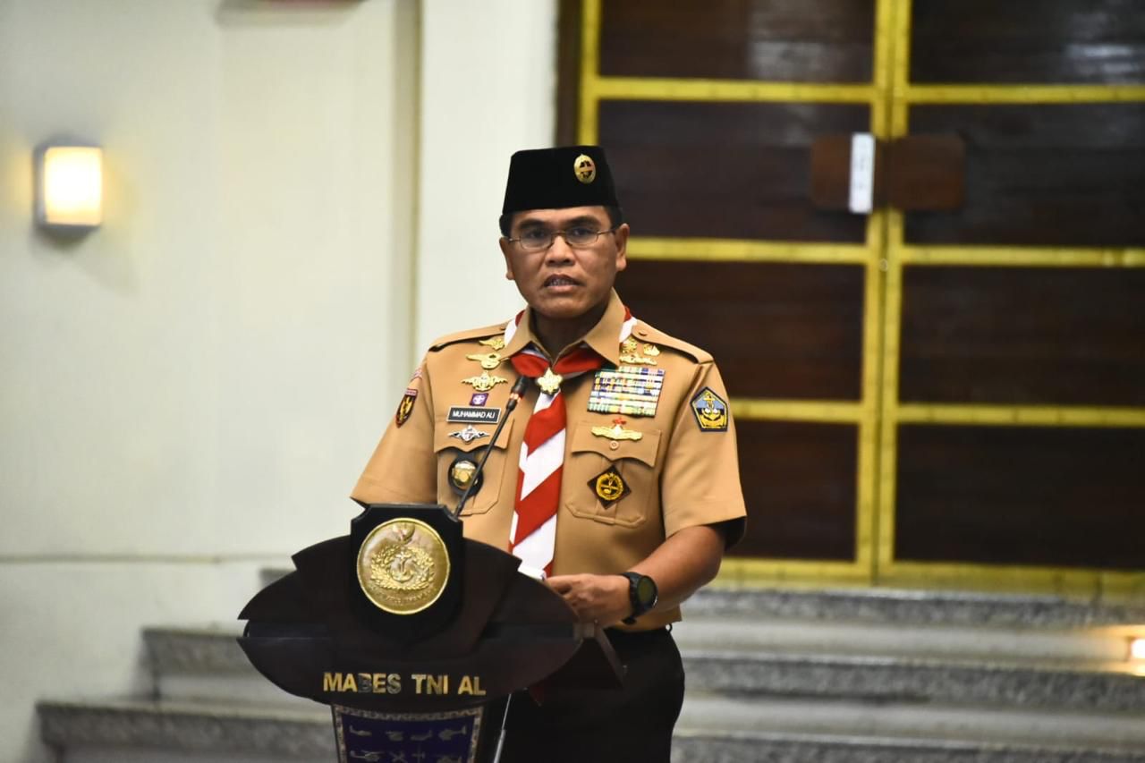 Kasal Laksamana TNI Muhammad Ali membuka Rapat Pimpinan Saka Bahari Nasional 2024