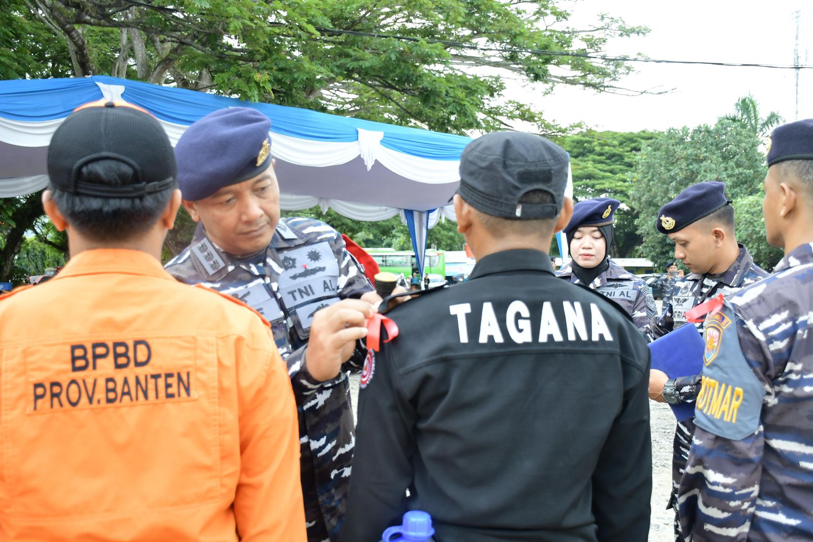 Lanal Banten Gelar Pelatihan Penanggulangan Bencana