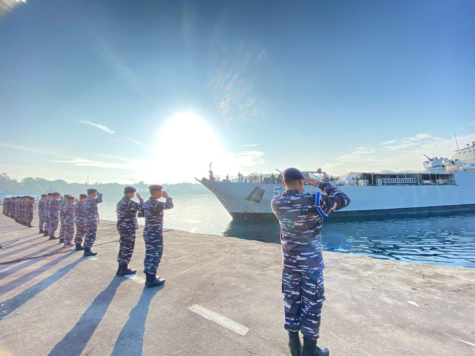 Satgas Trisila TNI AL Tiba di Sabang