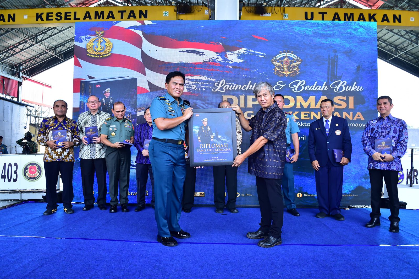 Kasal Launching dan Bedah Buku Diplomasi Sang Hiu Kencana