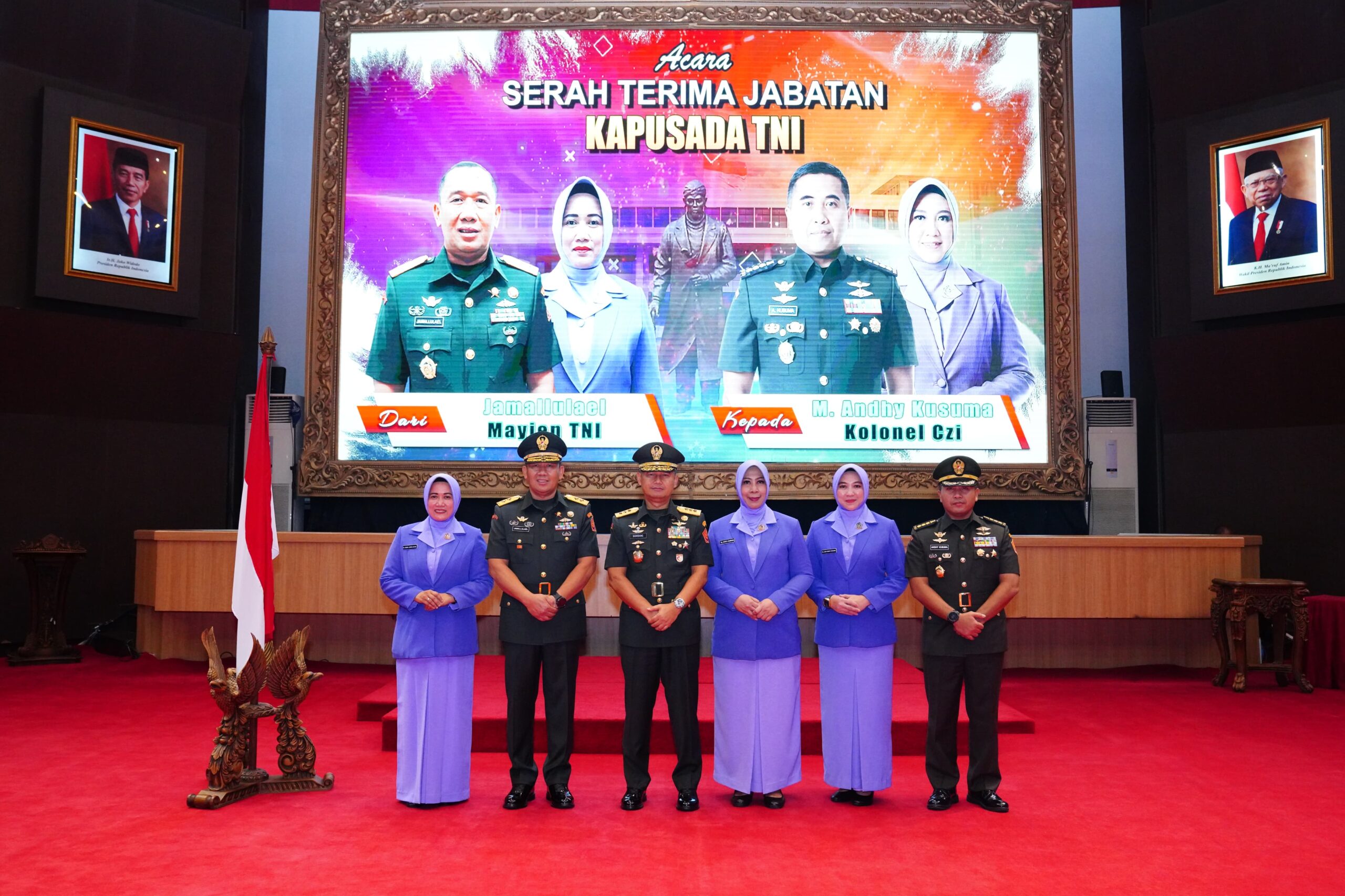 Kasum TNI Pimpin Serah Terima Jabatan Kapusada TNI
