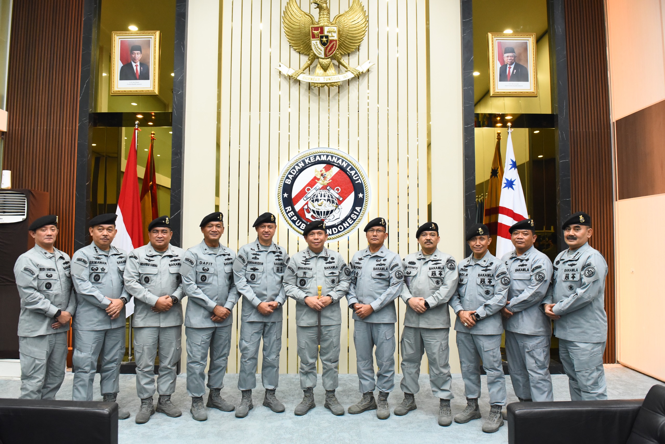 Serah Terima Enam Jabatan Pimpinan Tinggi Pratama Bakamla RI