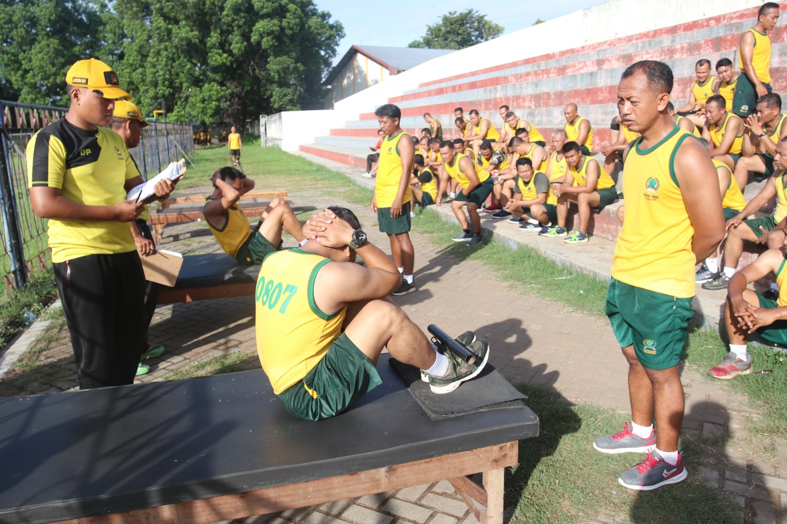 Uji Kesiapan Fisik Prajurit, Kodim Tulungagung Gelar Garjas Periodik Semester I