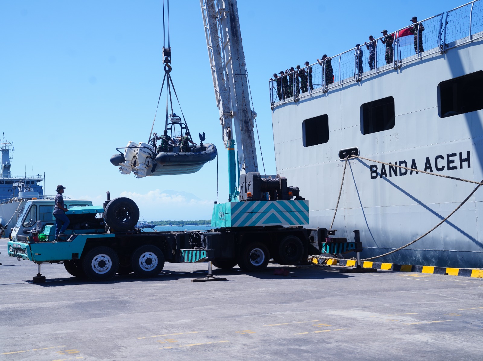Empat KRI Debarkasi di Pelabuhan Tanjung Benoa Dukung Pengamanan KTT World Water Forum