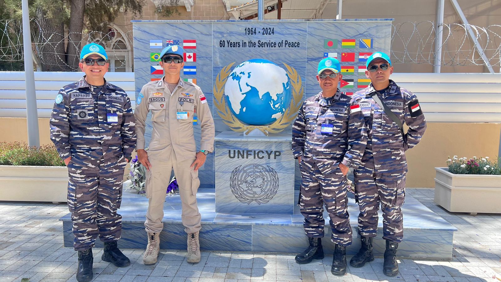 Komandan KRI Diponegoro-365 Kunjungi UNFICYP
