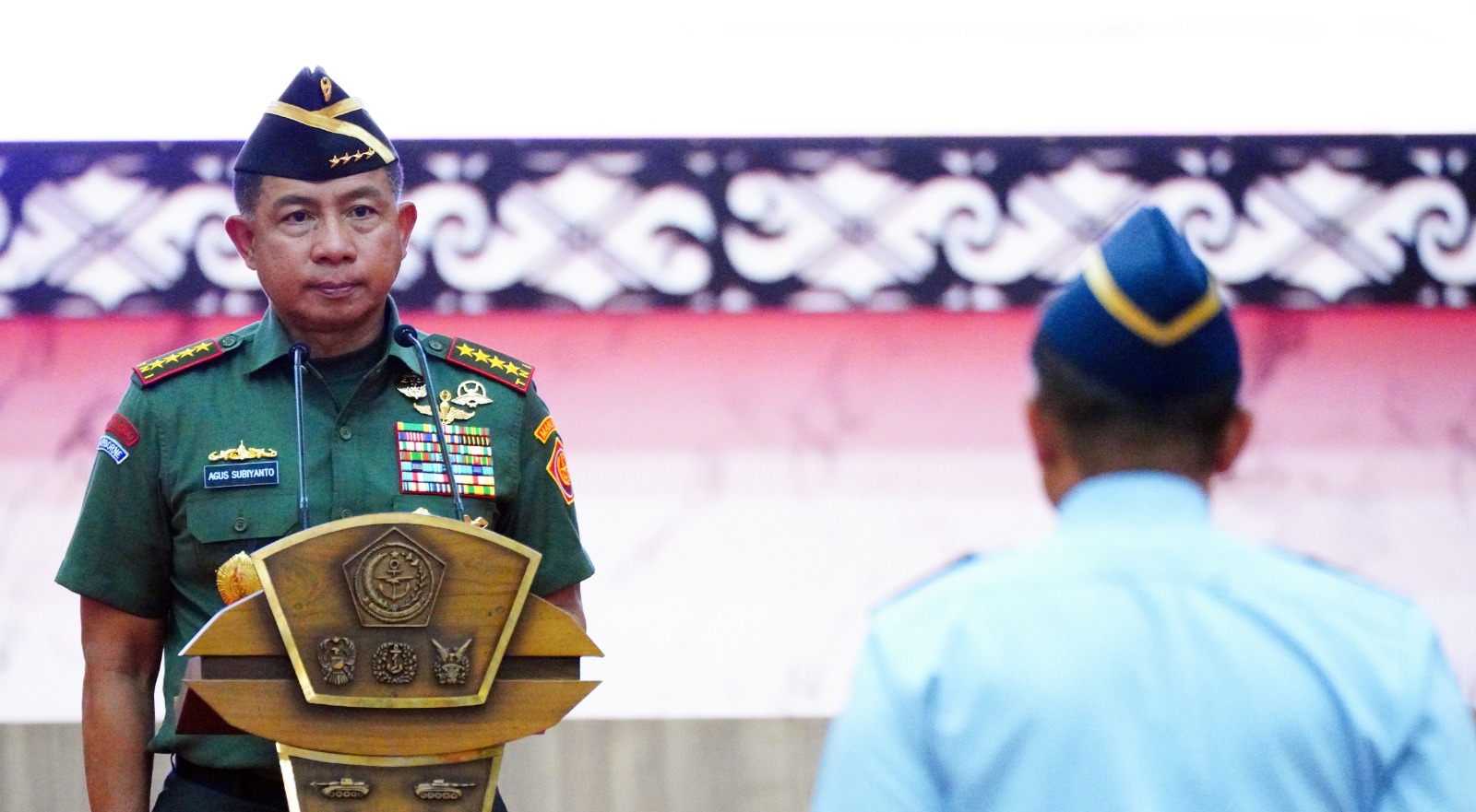 Panglima TNI Pimpin Acara Laporan Korps Kenaikan Pangkat 75 Perwira Tinggi TNI