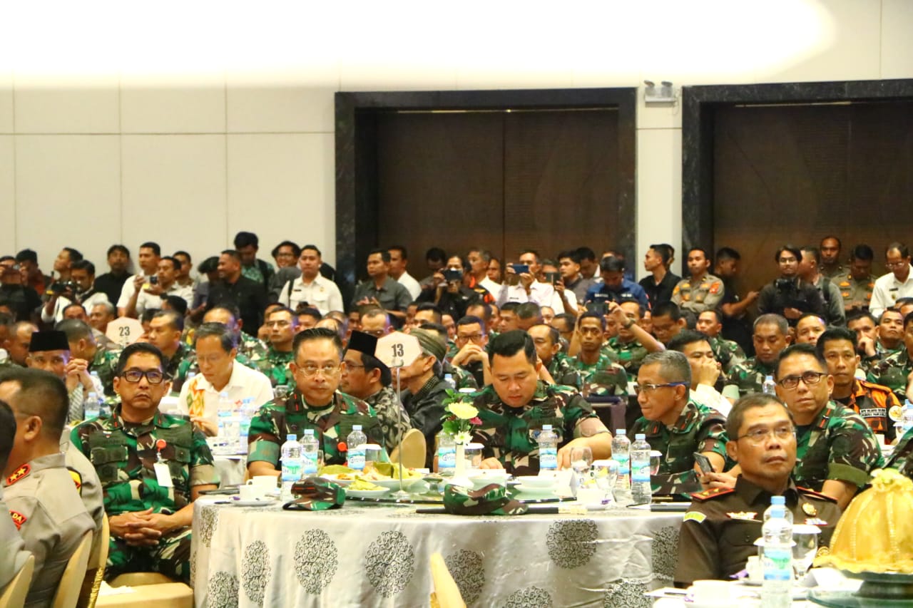 Danlanud Sultan Hasanuddin Hadiri Rakor Kesiapan Penyelenggaraan Pilkada Serentak 2024