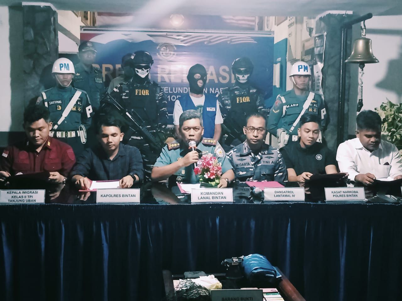 Lanal Bintan Gagalkan Upaya Penyelundupan Sabu di Bintan Riau