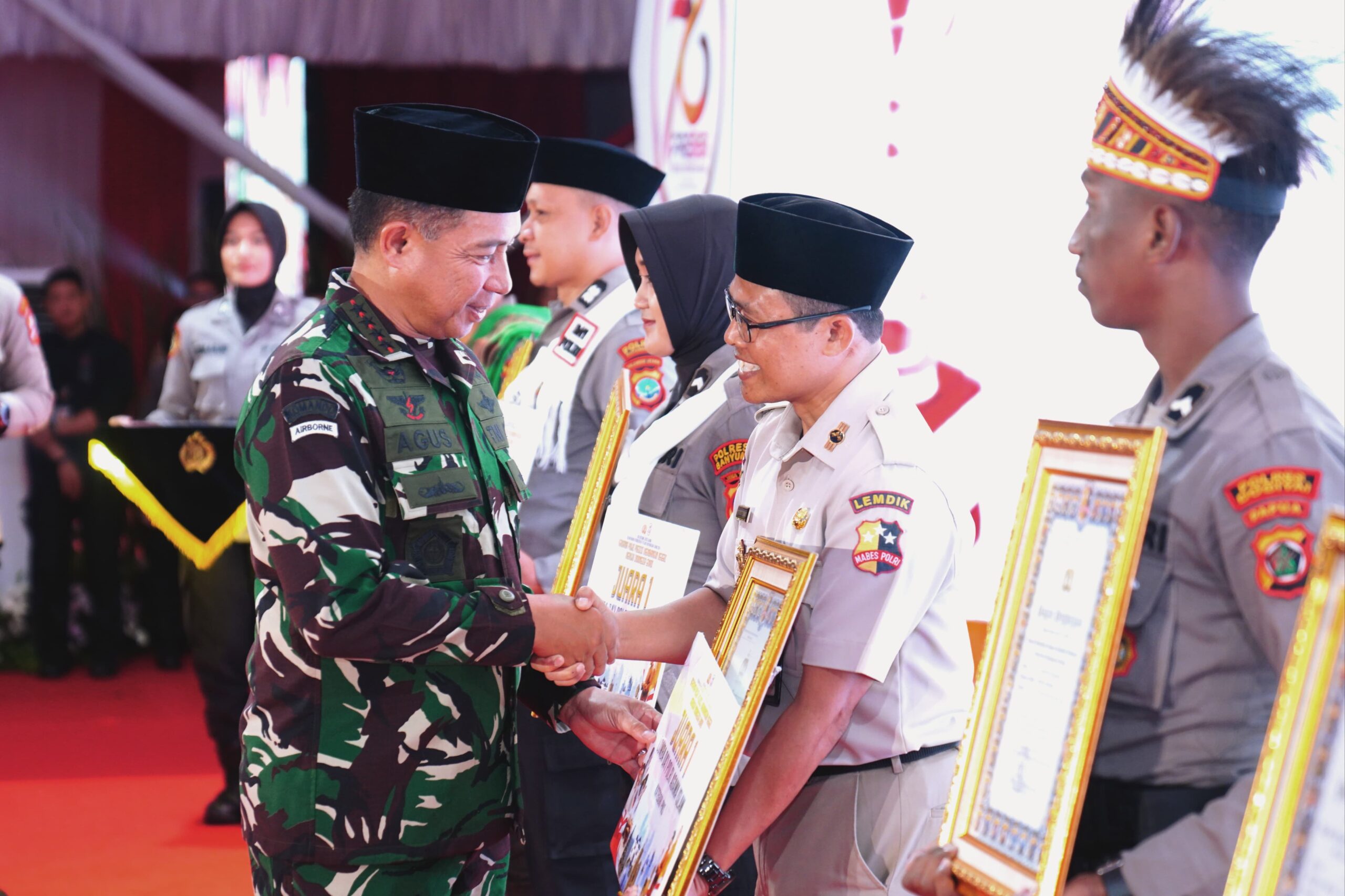 Panglima TNI Hadiri Doa Bersama Lintas Agama Jelang Peringatan Hari Bhayangkara ke-78