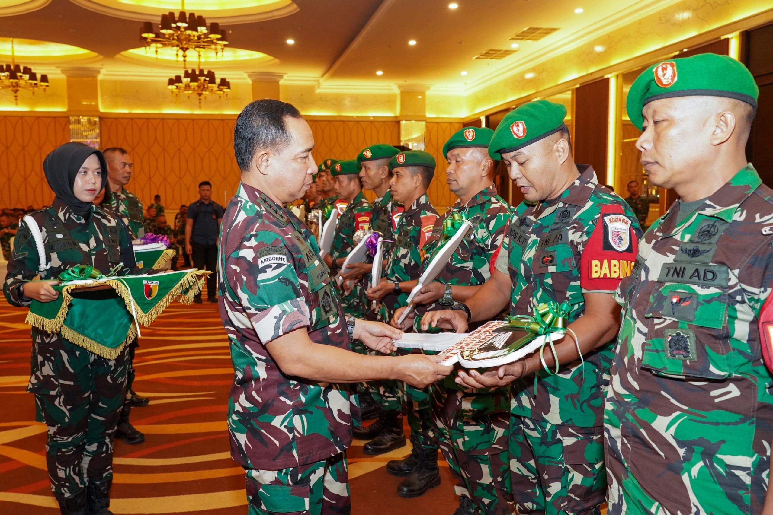 Panglima TNI apresiasi peran Babinsa Kodam V:Brawijaya