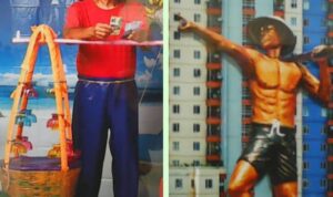 Karya seni rupa kontemporer pada pameran fotografi Ruang/ Waktu, 13 - 22 Juni 2025 di Bentara Budaya Yogyakarta. Foto: indomaritim.com/R. Fadjri