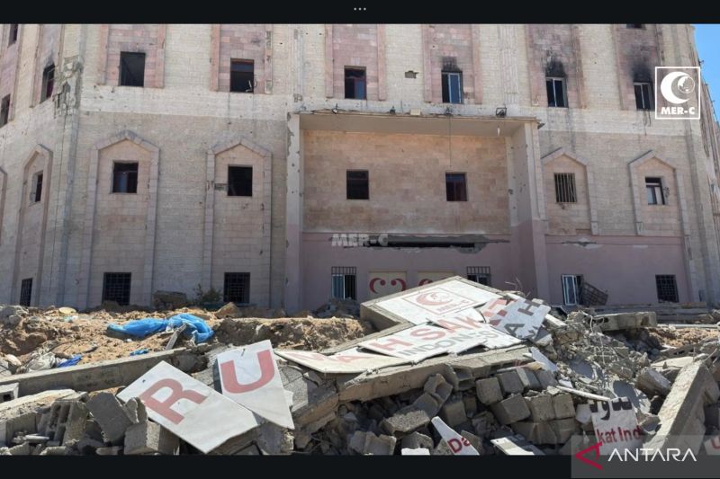 The Indonesia hospital in Gaza, Palestine. Foto: Indomaritim.com/Ant