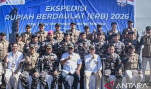 Tim Ekspedisi Rupiah Berdaulat (ERB) 2026 yang digelar Bank Indonesia di Ambon. Foto: indomaritim.com/Ant
