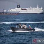 Patroli Angkatan Laut Iran di Selat Hormuz. Foto: Indomaritim.com/Ant