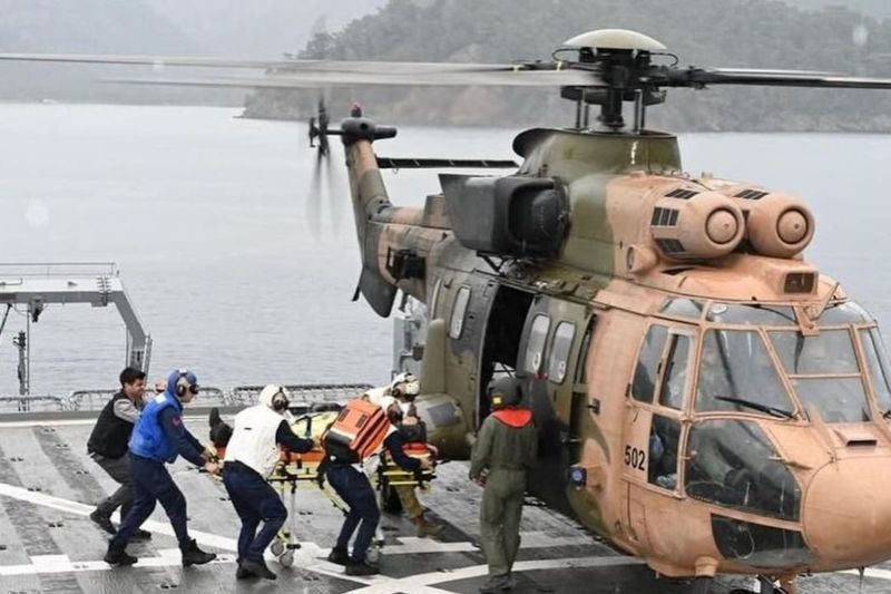 Latihan proses penyelamatan bawah air. Foto: Indomaritim.com/Ant