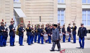 Presiden Prabowo di Istana Kepresidenan Prancis. Foto: Indomaritim.com/Ant