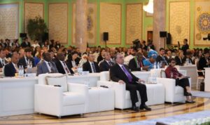 Deputy Foreign Minister Arrmanatha Nasir delivered the remarks during the Dushanbe Water Conference 2026 in Tajikistan, held from May 25-28. Antara Photo.