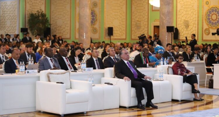 Deputy Foreign Minister Arrmanatha Nasir delivered the remarks during the Dushanbe Water Conference 2026 in Tajikistan, held from May 25-28. Antara Photo.