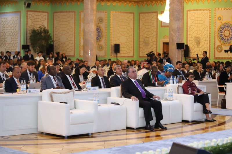 Deputy Foreign Minister Arrmanatha Nasir delivered the remarks during the Dushanbe Water Conference 2026 in Tajikistan, held from May 25-28. Antara Photo.