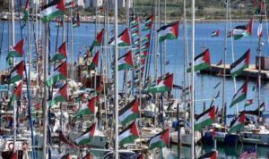 Konvoi kapal Global Sumud Flotilla. Foto Antara