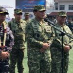 Kasal Laksamana TNI Muhamad Ali menjelaskan rencana on board penyelamat kapal selam. Foto Antara