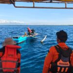Tim SAR mencari korban nelayan hilang di Perairan Pulau Panjang, Sumbawa. Foto Antara