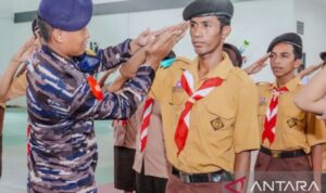Anggota Pramuka Ambon mengikuti Bela Negara pada perkemahan Sabtu Minggu. Foto Antara Anggota Pramuka Ambon mengikuti Bela Negara pada perkemahan Sabtu Minggu. Foto Antara
