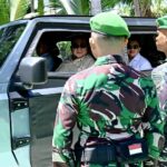 Presiden Prabowo temui Prajurit di Pos TNI AD di Pulau Miangas, Foto Antara