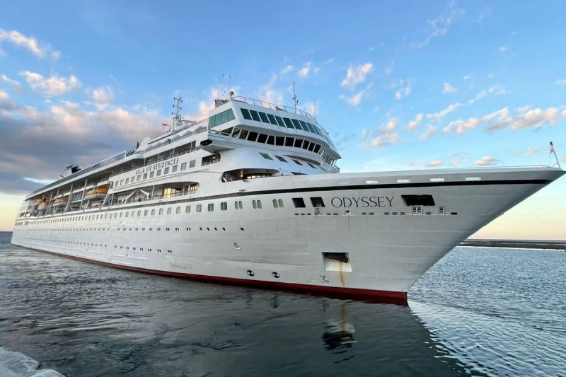 Kapal pesiar MV Odyssey. Foto Antara Kapal pesiar MV Odyssey. Foto Antara