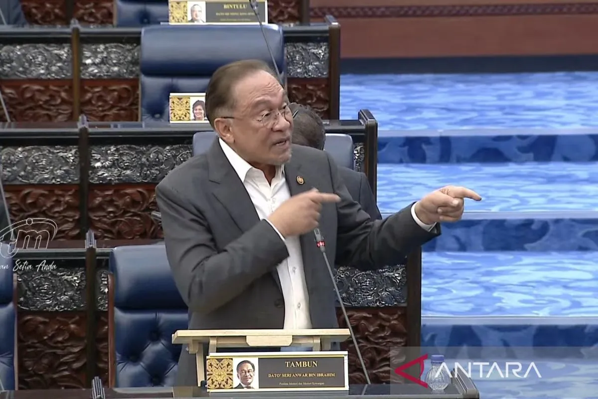 PM Malaysia, Anwar Ibrahim. Foto Antara