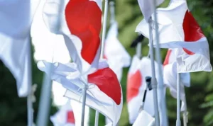 Ilustrasi bendera Jepang. Foto Antara Ilustrasi bendera Jepang. Foto Antara