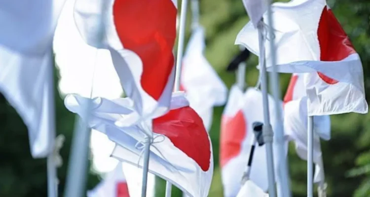 Ilustrasi bendera Jepang. Foto Antara