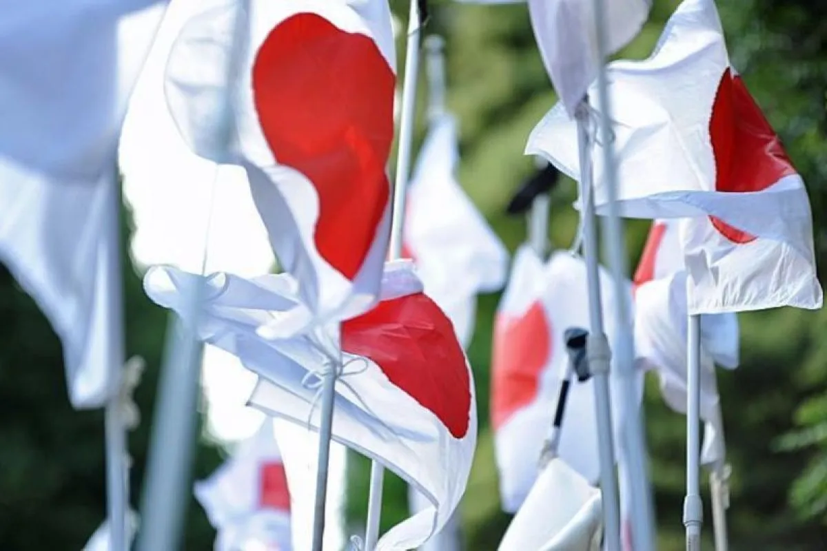 Ilustrasi bendera Jepang. Foto Antara