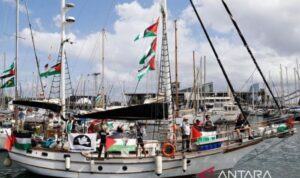 Armada Global Sumud Flotilla. Foto Antara Armada Global Sumud Flotilla. Foto Antara