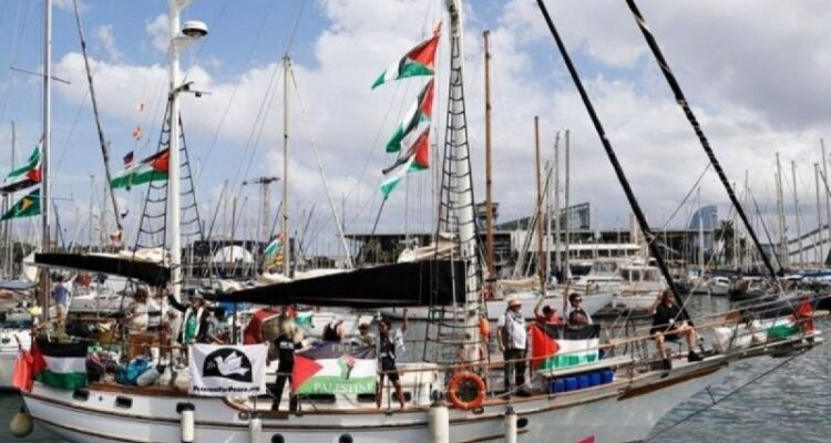 Armada Global Sumud Flotilla. Foto Antara