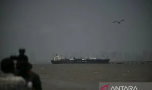 Ilustrasi - Kapal tanker melintas di selat Hormuz. ANTARA/Anadolu