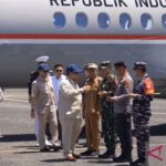 Presiden tiba di Pulau Miangas di Sulut usai hadiri KTT ASEAN, Sabtu. Foto Antara