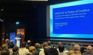 Simposium penegakan UNCLOS di masa kini. Foto Antara Simposium penegakan UNCLOS di masa kini. Foto Antara